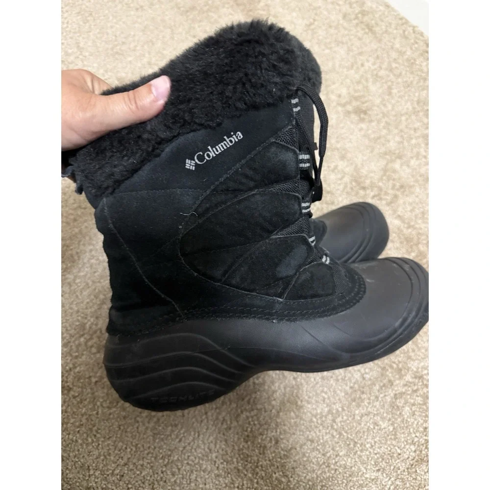 columbia sierra summette Black Winter Boots Woman's Size 11